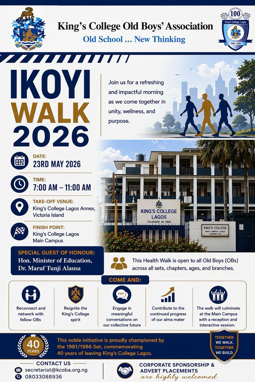 Ikoyi Walk 2026 event flyer